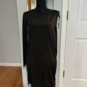 Elegant Black Long Sleeve Dress